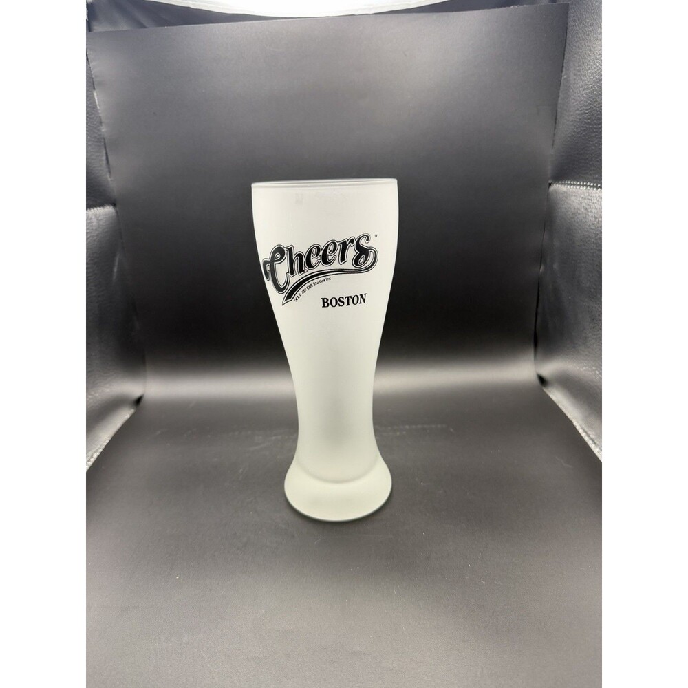 Cheers Boston 2007 CBS Studios Frosted Pilsner Beer Glass